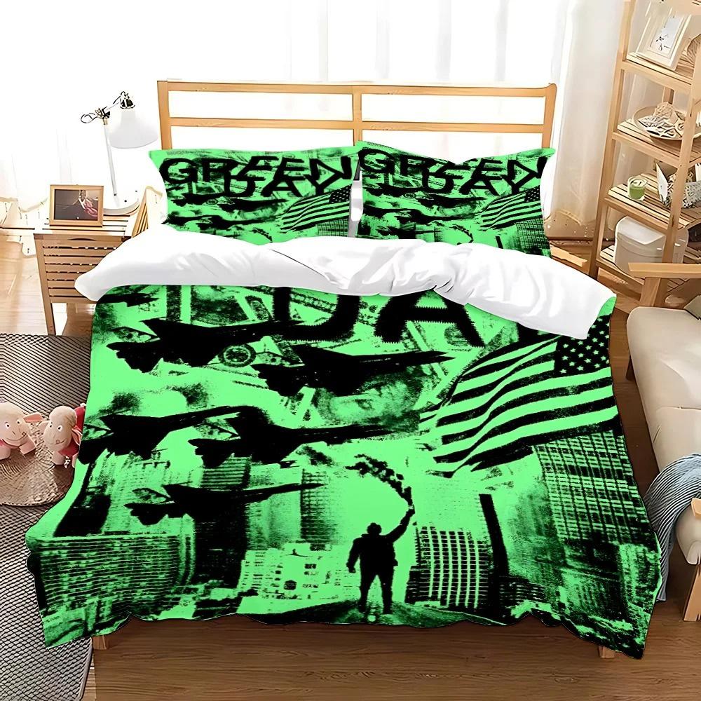 Green Day Коллекция постельного белья American Idiot Односпальная Двуспальная Полноразмерная Queen King Размер Коллекции Постельного Белья Для Взрослых Детской Спальни Пододеяльники Коллекции С Постельным Бельем