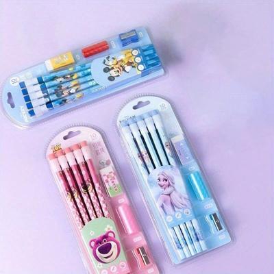 MINISO Карандаш HB Маленький Специальный Шестигранный Набор Карандашей с Мультяшным Дизайном, Мультяшный Подарок Канцелярские Товары Маленькие Подарки, Идеально для Подарков и Призов, Милые Подарочные Предметы