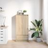 VidaXL Тумба с ящиками дуб сонома 55,5x34x119,5 см инженерная древесина, шкаф для хранения, высокий буфет, шкаф 861645