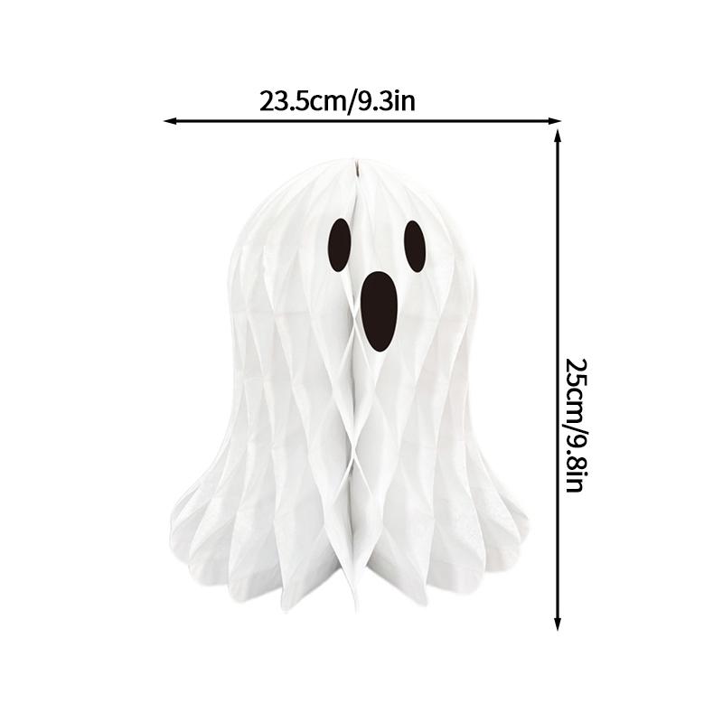 Halloween Decoration 3D Honeycomb Ball Pendant Party Background Wall Hanging Accessorie Halloween Pumpkin Spider Ghost Ornament