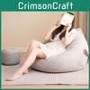 Seat Bean Large Bag Comfortable Lazy Sofa Chair Linen Lounger Couch Gift Tatami
