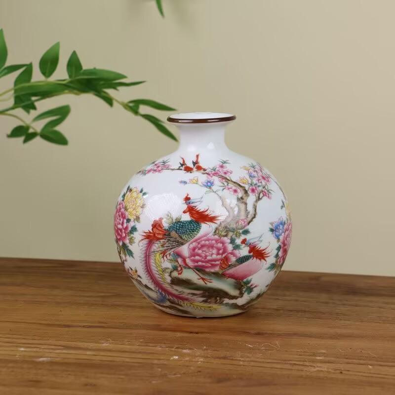 Китайская династия Цин Синий и белый старинный антикварный фарфор Узор «Водный город Цзяннань» Керамическая ваза Украшение для дома и шкафа Ремесло