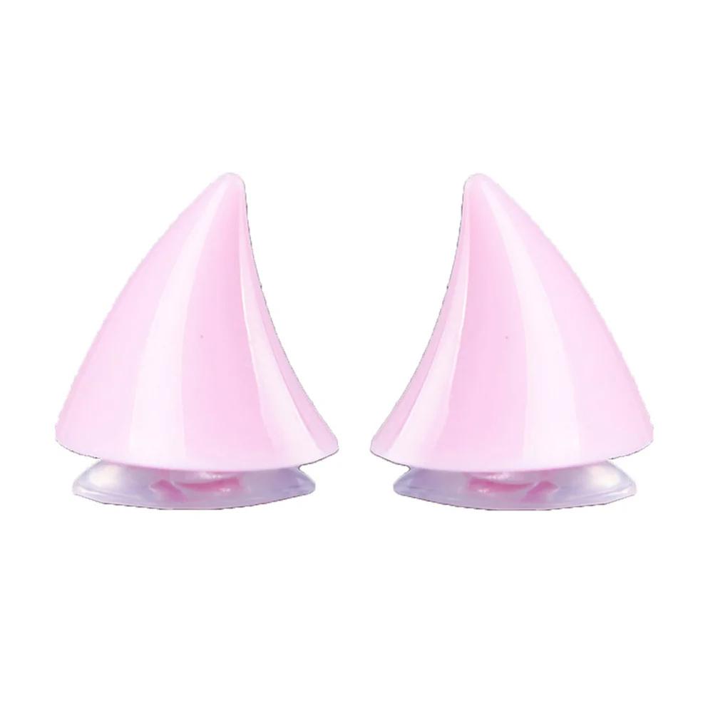 2 шт., мотоциклетный шлем, милый угловой резиновый рожок, украшение для мотокросса, анфас, внедорожный шлем, украшение, мото автомобильные аксессуары