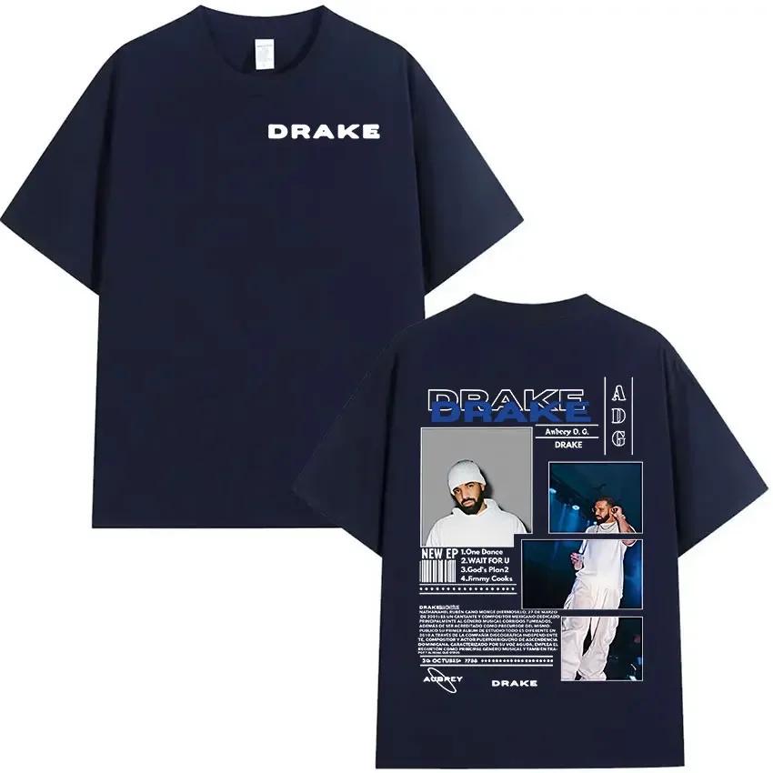 Rapper Drake Tour 2025 Album Graphic T Shirt Unisex Hip Hop Gothic Short Sleeve Tshirt Unisex Summer Oneck Cotton Tees Streetwear