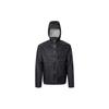 Casual Loose Fit Hooded Zip Letter Print Jacket Men Jackets Black LC2134800
