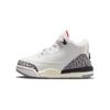 Air 3 Retro TD White Cement Reimagined Детские кроссовки Summit-White Fire-Red Black DM0968-100