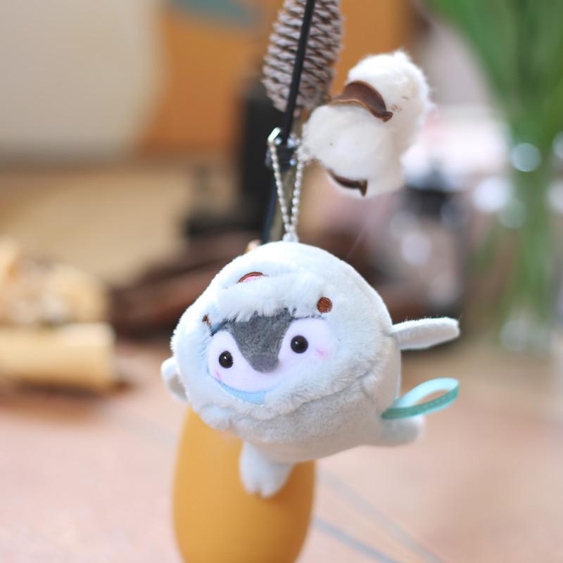 Милая плюшевая игрушка-подвеска в виде пингвина, трансформирующаяся в тюленя, морского льва, дельфина, пингвина, подвесную сумку-украшение для куклы