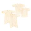 Pure Organic Newborn Underwear Set of 4 Organic Cotton Ivory Newborn 4 Months Made In Japan PK800604 Spring/Autumn/Winter 100% ~ 50~60cm