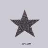 Popular Clothing Crystal Heat Transfer Applique Bag Shoe DIY High Quality Star Clothes Patches Rhinestone 1PC Multi Sizes Iron On  Jewelry Accessory