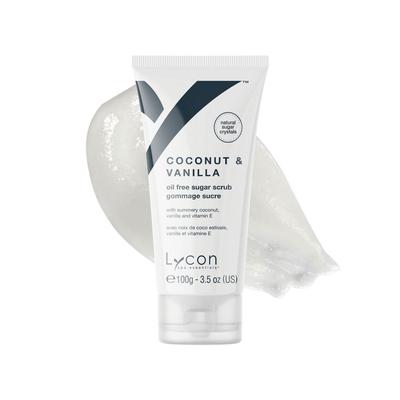 Сахарный скраб Lycon 100 мл, 1 шт., кокос и ваниль