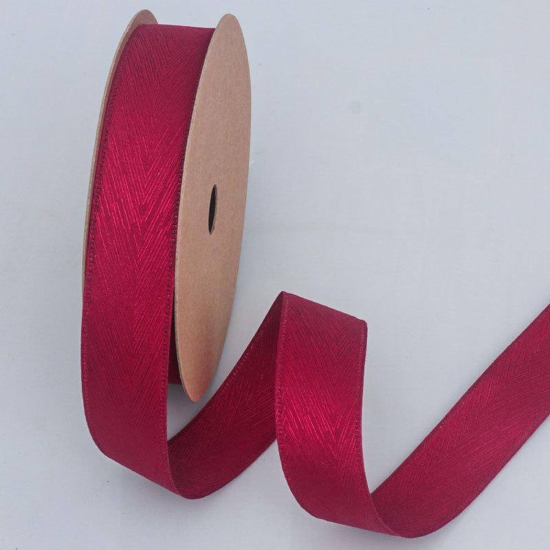 Декоративная романтическая и уютная однотонная матовая елочка из твила с узором лента ручной работы галстук-бабочка воротник для волос шляпа подарочная коробка декоративная лента