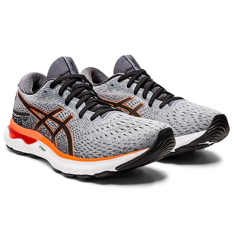 Новые Asics Gel Nimbus 24 Sheet Rock Grey Shocking Orange 1011B359-020