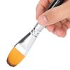 8PCS Wood Handle Paint Brush Set Round & Flat Tips Multi-Media Brushes  Acrylic Painting
