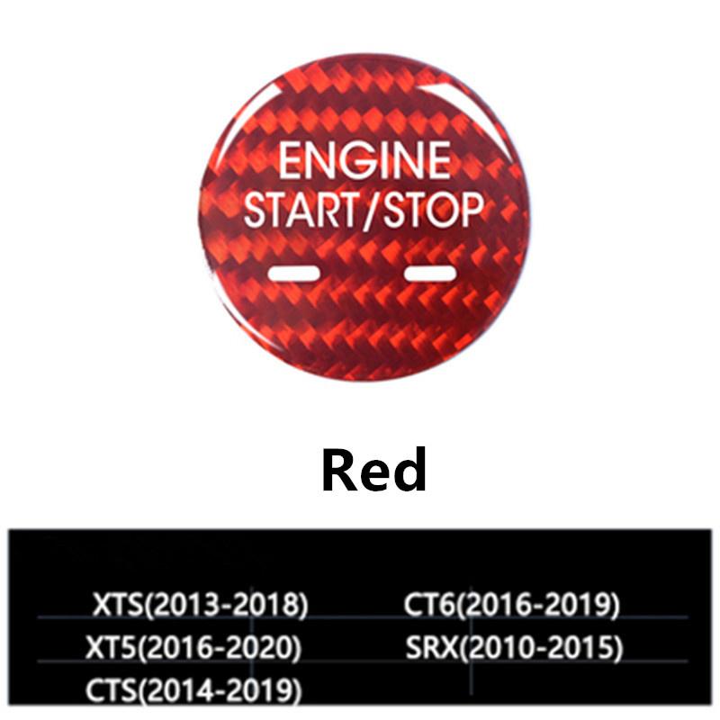 Для Cadillac XTS XT5 CT6 SRX CTS ESCALADE CT6 разъем аксессуары наклейка из углеродного волокна интерьер автомобиля запуск двигателя