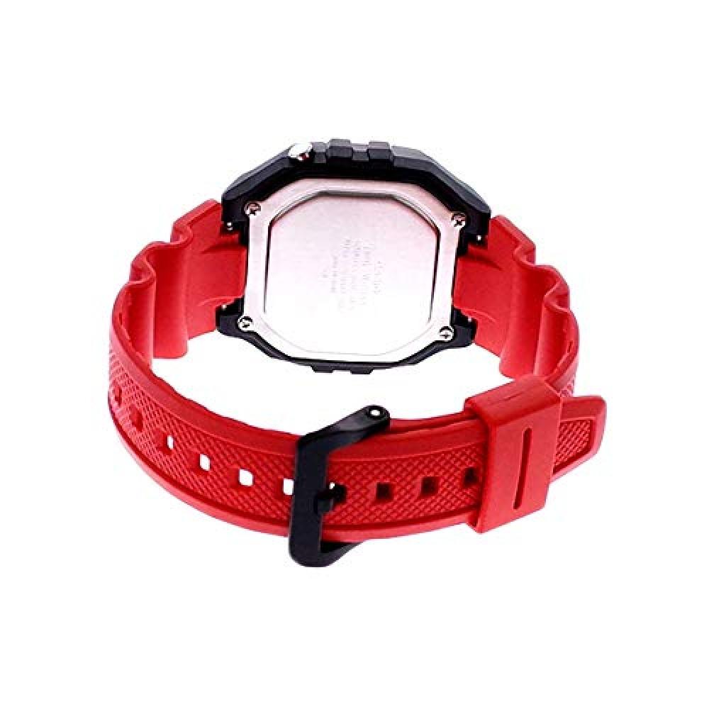 Casio STANDARD DIGITAL Casio Standard Digital W-218H-4B Watch Men's Women's Cheap Casio Cheap Price Black Black Red Red