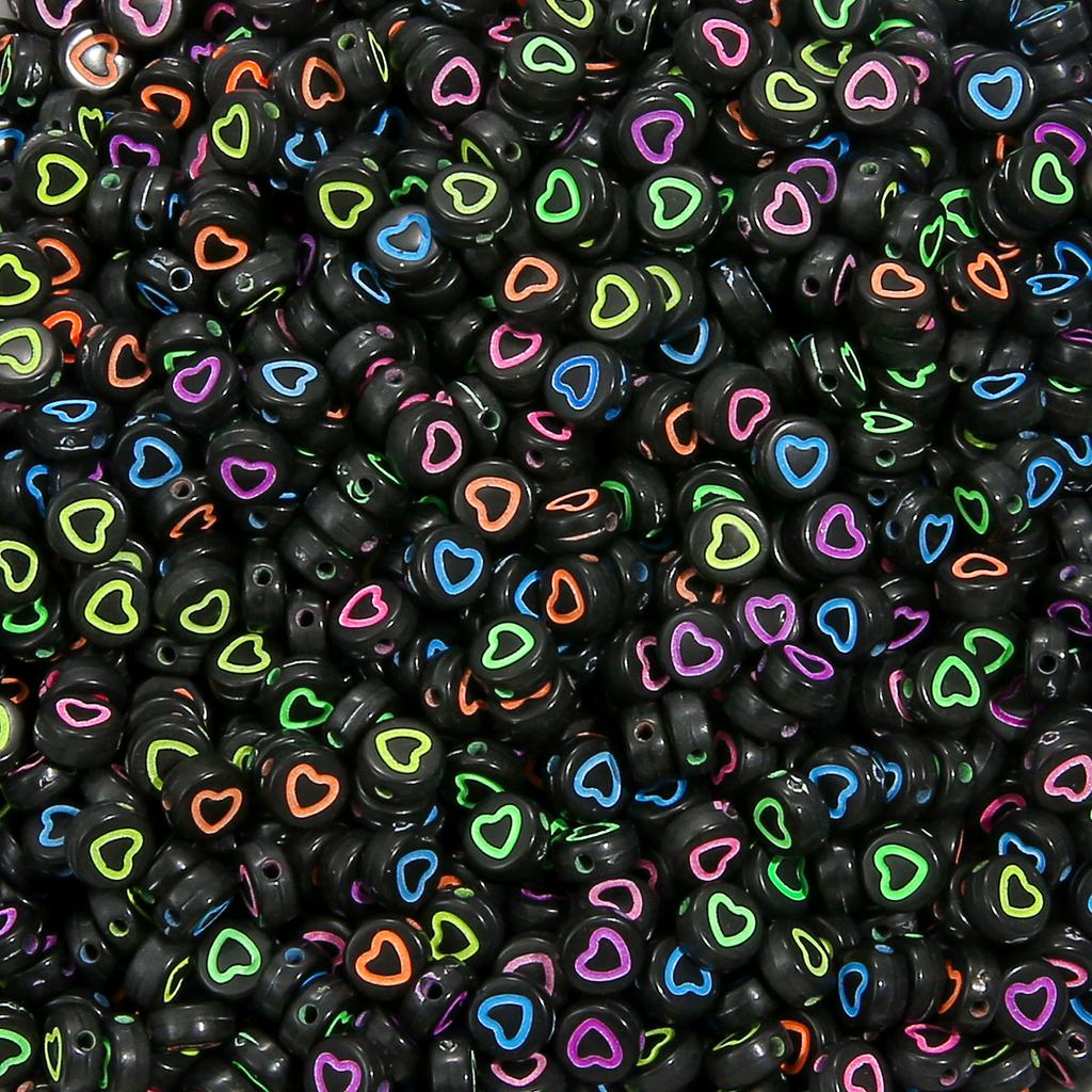 Бусины ручной работы 4*7мм Акриловые россыпные бусины Бусины с алфавитом Плоские бусины Ручная работа DIY Детское раннее образование Изготовление бижутерии Аксессуары Браслет