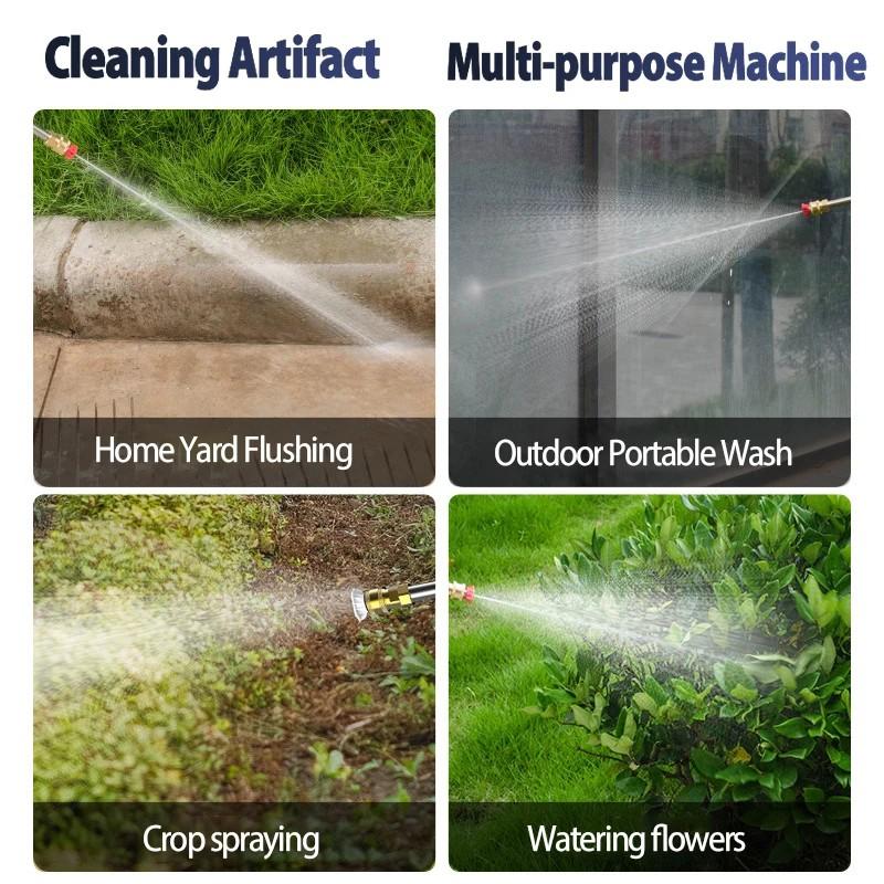 Пистолет для мойки высокого давления 1-30000 мАч, профессиональная машина для мойки автомобилей, подходит для очистки автомобиля, дома и сада