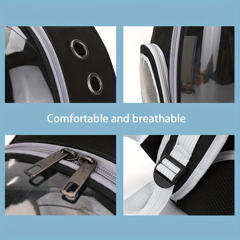 Рюкзак-переноска для кошек и собак, Сумка для кошек, Портативная прозрачная сумка-переноска в виде космической капсулы для питомцев для прогулок, Дышащий рюкзак для кошек