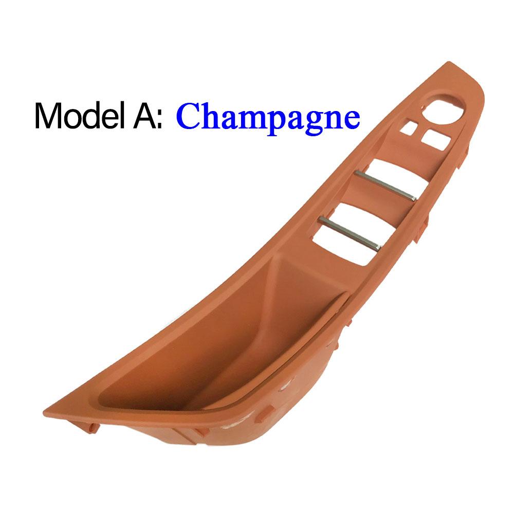 Автомобильная левая сторона водителя, бежевый, черный, внутренняя дверная ручка, замена крышки панели для BMW 5 серии F10 F11 F18 520 523 525 528