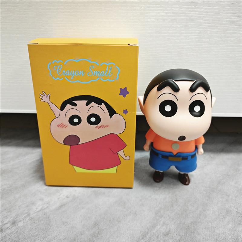 Whimsical Crayon Shinchan Explorer Figurines Colorful Pvc Model Set For Enthusiasts