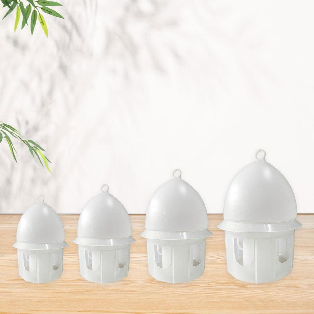 Поилка для голубей, утолщенная, большой емкости, подвесная конструкция, поилка, питьевая станция для кур, голубей, перепелов, попугаев, белая