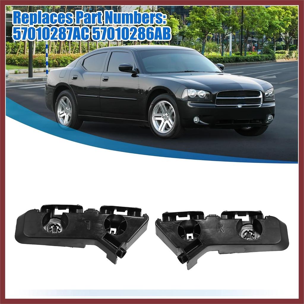 1 пара кронштейнов крепления переднего бампера для Dodge Charger 2011-2014 57010287AC 57010286AB Левая и правая стороны Запасные части
