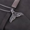 Новое европейское и американское модное мужское универсальное ожерелье, персонализированное классическое мужское и женское ожерелье-подвеска с рыбьим хвостом, аксессуар