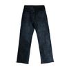 Women's Full Diamond Jeans Casual Vintage Baggy Straight Wide Leg Denim Pants