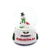 Cute Christmas Snow Globe Desktop Decor Creative Luminescence Snowman Statue Glass Crystal Ball Boys Girls Christmas Gift