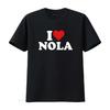 Я ЛЮБЛЮ HEART NOLA НОВЫЙ ОРЛЕАН ЛУИЗИАНА Футболка винтажная Стиранная Удобная Эластичная Универсальная Топ Для Повседневной Носки Немного
