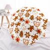 1pc Gingerbread Cookies Automatic Folding Umbrella, Heavy-Duty 8-Rib Construction, Perfect for Everyday yy251114184