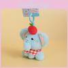 Plush Toy Elephant Keychain With Cartoon Design Doll For Travel And Gift Use