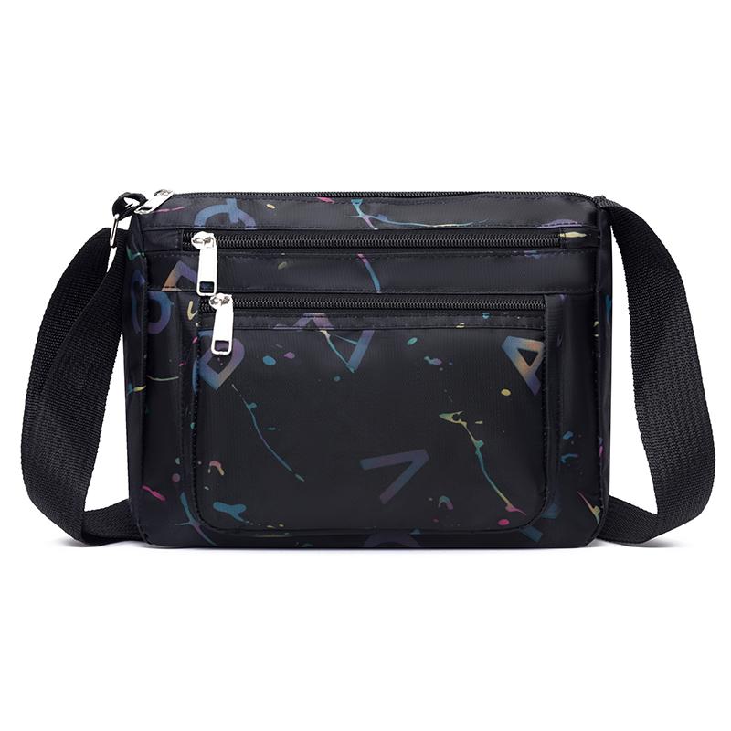 Модная женская сумка-мессенджер с несколькими карманами, высококачественная прочная тканевая сумка, женская легкая нейлоновая сумка через плечо для женщин