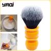 Yaqi 24MM Shaving Brushes And Sandalwood Shaving Soap Orange Handle Oft Synthetic Hair Good Tuxedo Knot Shave Brush