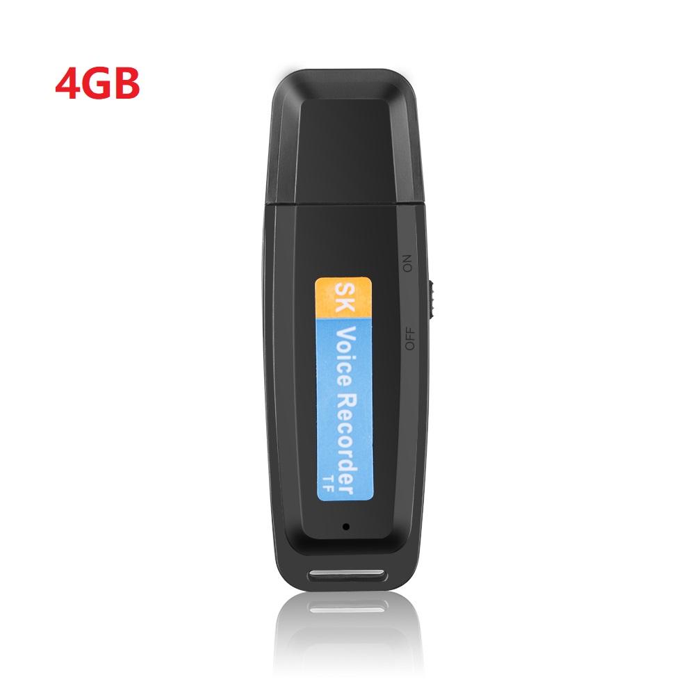 Compact USB Voice Recorder with Expandable 32GB Memory - Professional Recording Device