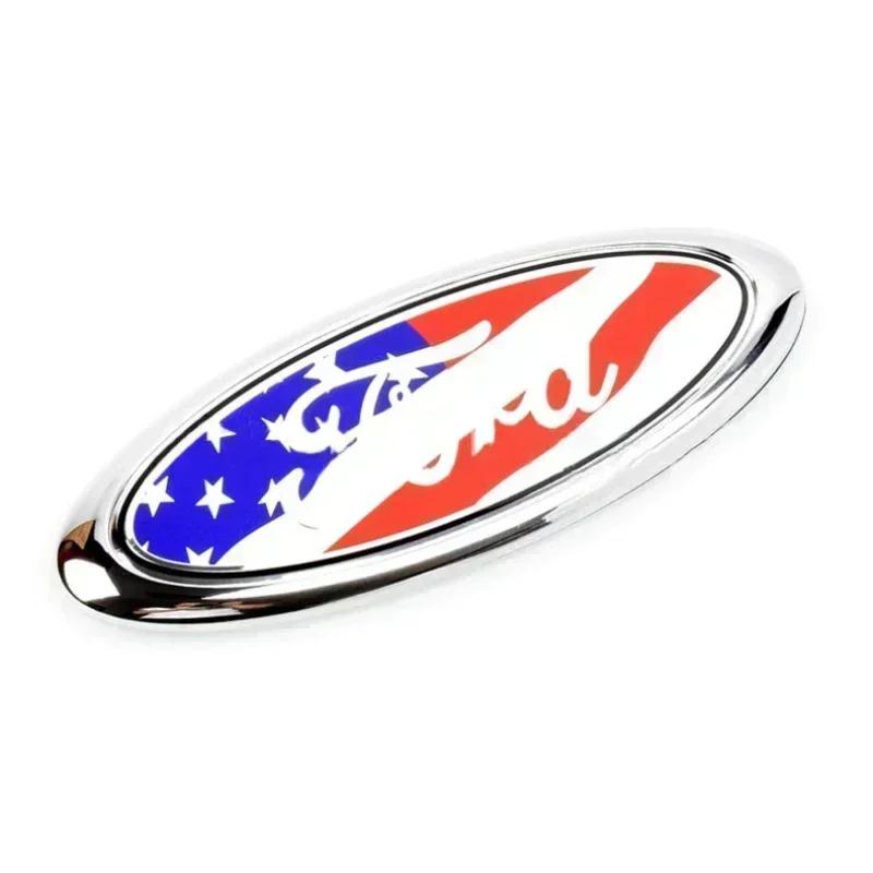 TQ0125x6CM ABS Auto Body Emblem Badge Stickers for Ford Fiesta Ranger Focus Fusion Escape Transit Mondeo Edge Ecosport