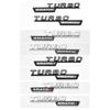 3D плоская эмблема Fo Turbo 4matic 4matic + Plus для Mercedes Benz AMG GT E53 GLE53 A35 A45 CLA35 CLA45 GLA45, боковая наклейка на крыло автомобиля