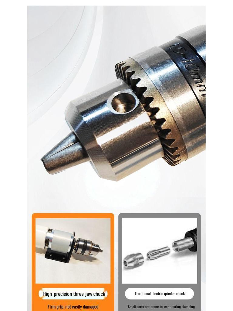 Мини-настольный сверлильный станок и электрическая шлифовальная машина высокой мощности 112 Вт для сверления, резки и шлифовки