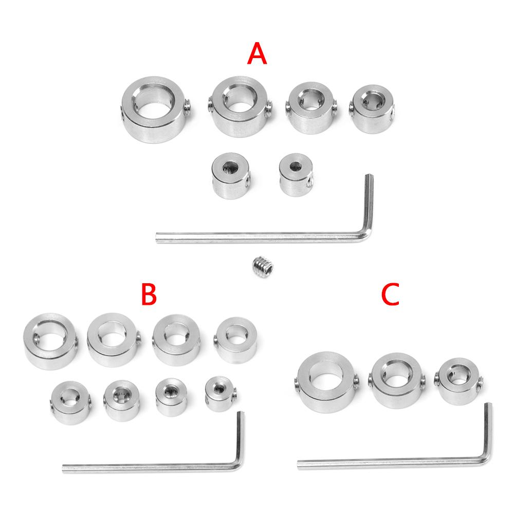 304 Stainless Steel Ring Positioner Drill Locator Woodworking Drill Tool Accessories Stop Bit Collar 3,4,5,6,7,8,9,10mm Practica