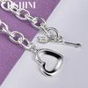 CHSHINE 925 Sterling Silver Charm Heart Bracelet For Women Wedding Party Fashion Fine Jewelry