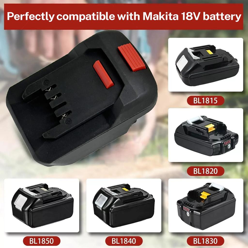 Converter Adapter for Makita 18V Li-ion Battery to converts to Lidl Parkside X20V Li-ion battery adapter power tool accessories