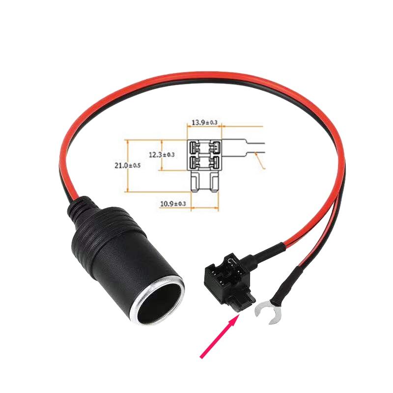 Mini Micro Car Fuse Box With Wire Harness Protector For Car Dash Cameras Low Voltage Compact Size