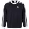 Футболка Originals Classic Series в полоску, удобная, свободного кроя, с длинным рукавом, мужская, цвет черный, белый KE5824