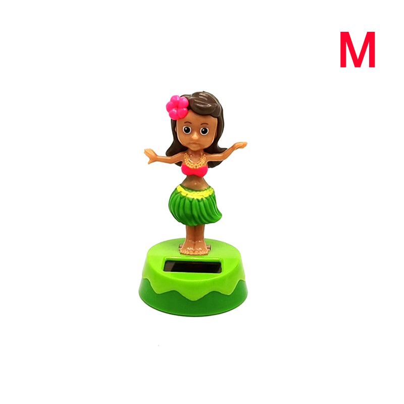 Автомобиль Декор Танцующая Кукла Солнечная Энергия Игрушка Гавайская Хула Девушка Трясущая Голову Орнамент