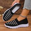 Fashion Women's Mesh Casual Shoes Lightweight Breathable Soft Sole Sneakers for Women Plus Size Summer Comfortable Slip On Walking Shoes