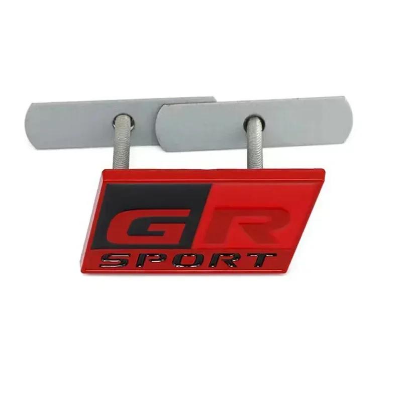 3D Metal GR Sport Logo Car Front Hood Grille Emblem Badge Auto Side Fender Decal Sticker for Toyota HV YARiS RZ RC RS Prius wsdf111