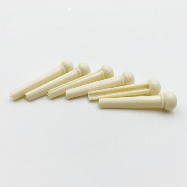 High Performances ABS Bridge Pins For Folk Guitars Ukuleles Ensuring Stable Tuning And Rich Harmonics
