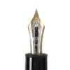 Very Good MONTBLANC fountain pen Meisterstckle Grand white star Black gold 14K mens Used