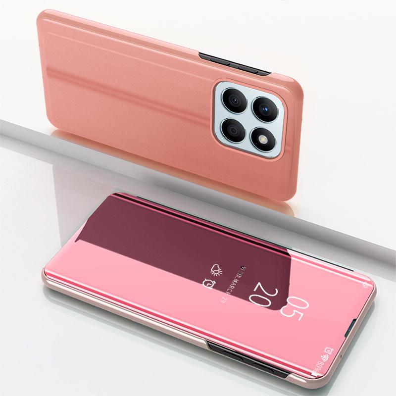Умный зеркальный противоударный чехол для телефона для Samsung Huawei Honor Xiaomi Redmi iPhone OnePlus Магнитный флип-чехол из искусственной кожи