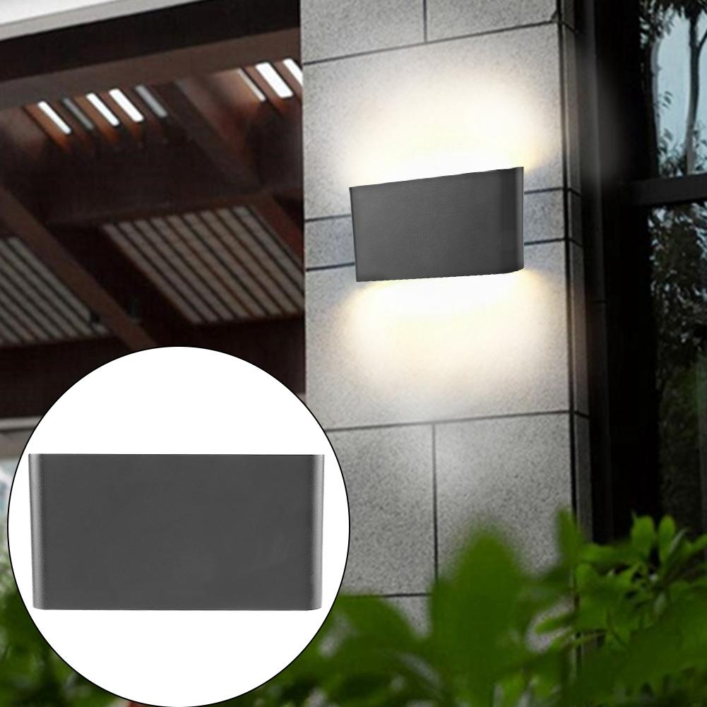 12W LED Wall Lamp Outdoor Waterproof Lamp Square Garden Lamp Aisle Balcony Lamp